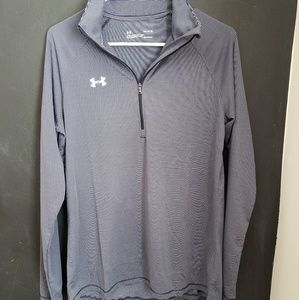 NWT Under Armour Stripe Quarter Zip M